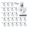 Colcolo 24x Wire Shelf Loop Clips Closet Shelves Clips Heavy
