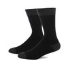 HHX YONLEE Black and Grey Dress Socks 6 Pairs Assorted