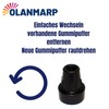 Ossenberg Crutch Capsule 16 mm Black + 1 Piece Olanmarp
