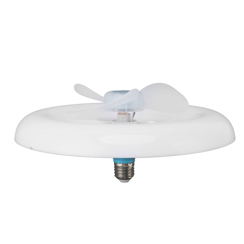 E27 LED Ceiling Fan Light Small Noiseless LED Fan Modern