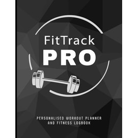 FitTrack Pro: Ultimate Workout Planner & Fitness Logbook for Daily Gym, Strength, and Cardio Goals: Learn Letters, Tracing & Phonics!