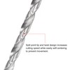 sourcing map Spiral Drill Bit Extra Long High-Speed Steel 8