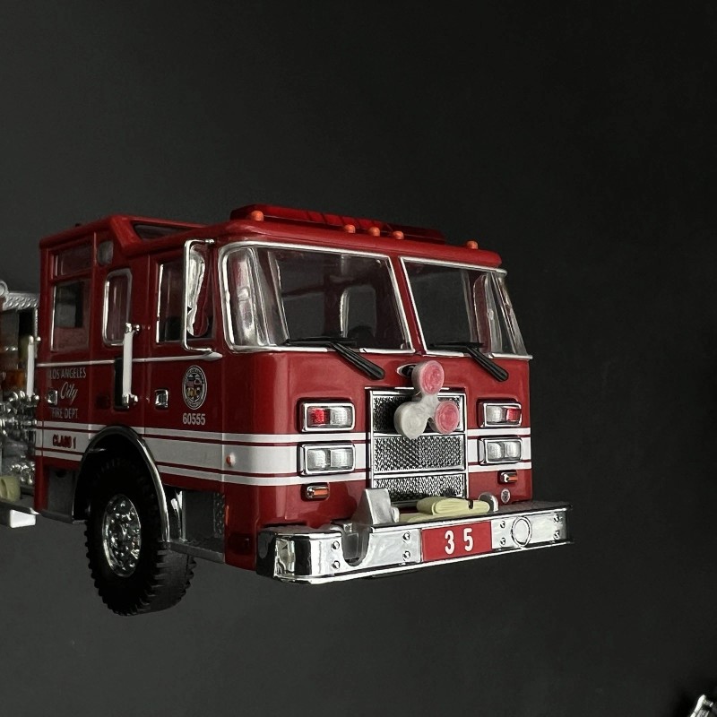 Non-operating Lightbars 2 Pack 1/64 Roto Ray Red Clear Emergency