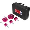 5 Piece Plastic Pipe Fitting Reamer Kit Fit into Standard