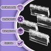 Swpeet Assortment Kit: 60 Pcs Mini Acrylic Hinges, Hasps, Lock
