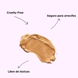 TEIA Cosméticos Maquillaje para piel normal seca de ingredientes naturales - 30 gr (Medio bronceado)
