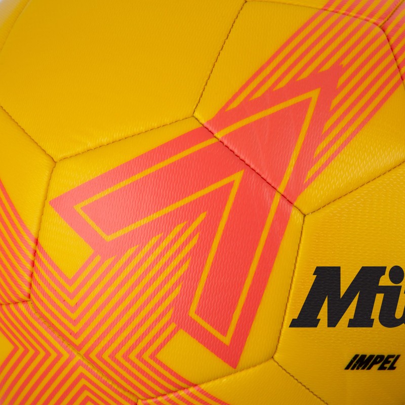 Mitre Impel L30P Football, Highly Durable, Shape Retention, Yellow/Orange, 4