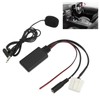 Bluetooth5.0 AUX IN Cable Adapter ISO Handsfree Microphone Replacement for