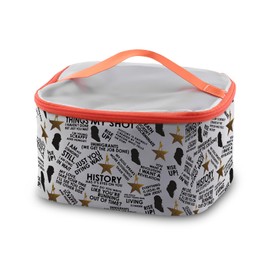 PXTIDY Hamilton Musical Merchandise Hamilton Character Makeup Bag Hamilton Cosmetic Case Makeup Organizer Bag