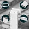 KOTARBAU® Wall Flange 204 x 60 mm Wall Plate Plastic