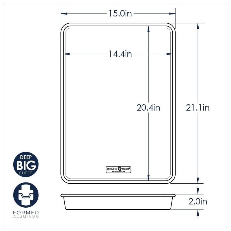 Nordic Ware Naturals Big Batch, 1-Pack