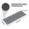 Stair Treads Ultra-Thin with Non Slip Rubber Backing 9”x26”, Gray