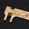 Vernier Caliper 1pc Mini Retro Brass Sliding Gauge Sliding Ruler