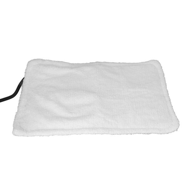 Large Self Warming Thermal Pet Crate Pad with Quilted Faux