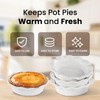 Aunt Shannon's Kitchen White Ceramic Mini Pie Pans - Set