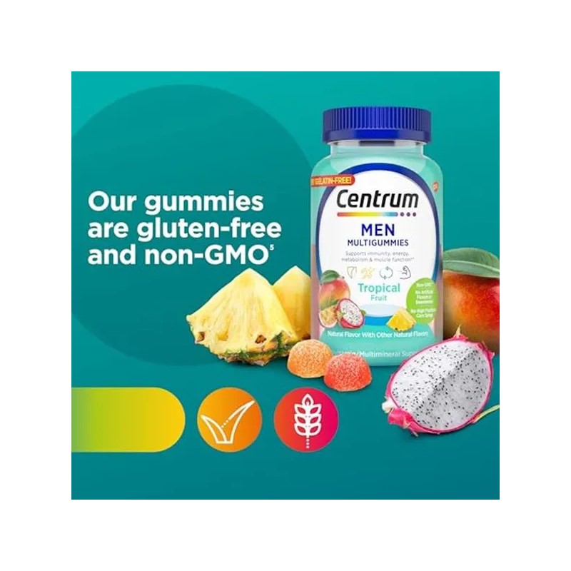 Centrum Gominolas Multivitamínicas Hombre 100 Unidades