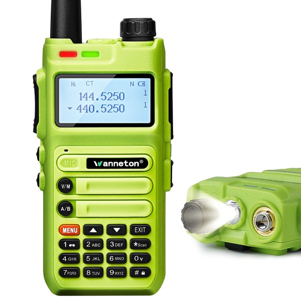 Wanneton UV5F ham Radio Handheld Dual Band Two Way Radio
