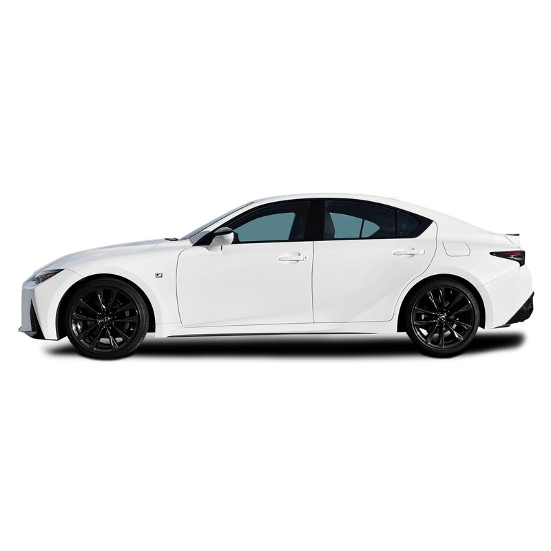 SlickMod Chrome Delete Blackout Vinyl Overlay for 2021-2022 Lexus is