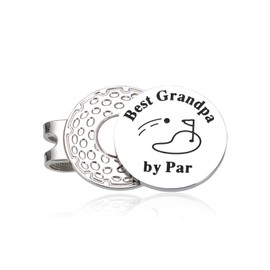 Grandpa Golf Grandpa Gifts, Gift for Grandpa, Gifts for Grandpa Best Grandpa Gifts, Grandpa Fathers Day Birthday Gift from Granddaughter Grandson Grandpa Hat Clip, Grandpa Stocking Stuffers for Men