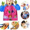 4 Pack Kids Aprons for Painting, Kids Art Aprons, Children
