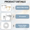 20Pcs 2 Colors Clip on Earring Findings Screw Back Plated