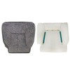 SecosAutoparts Driver Bottom and Foam Cushion Replacement Seat Cover Fabric