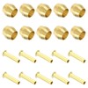 PATIKIL Brass Compression Sleeves Ferrules for 3/16 Inch OD Hose