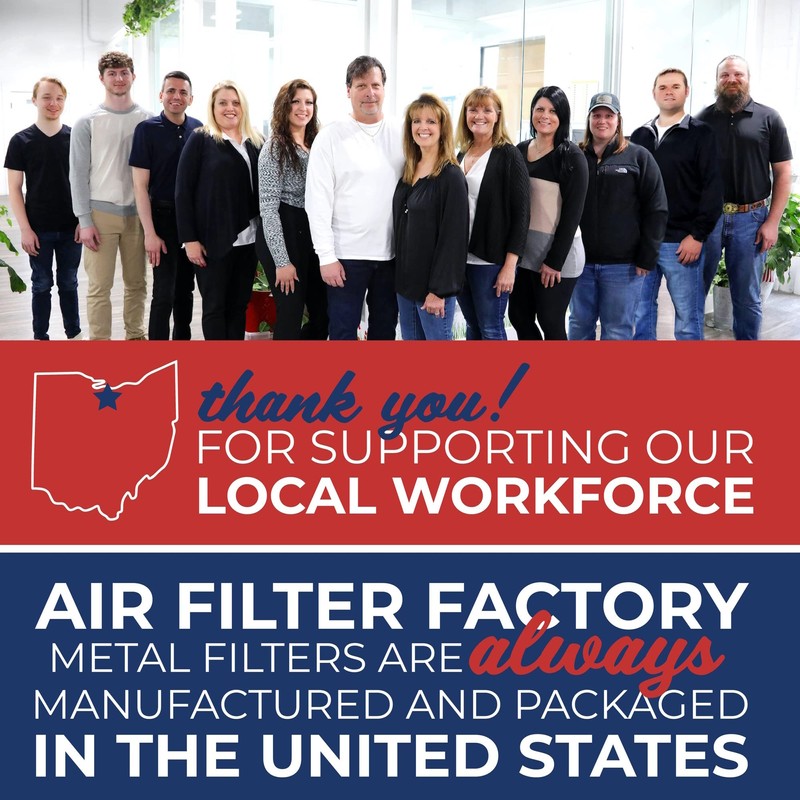 2-Pack Air Filter Factory 8 X 9-1/2 X 3/8 Range