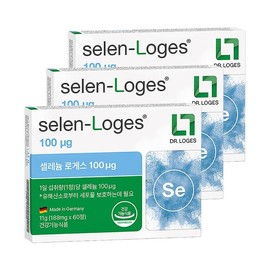 Dr. Loges Selenium Loges Inorganic Selenium Selenium Loges 100mcg 60 tablets 3 boxes / 닥터로게스 셀렌로게스 무기셀레늄 셀레늄 로게스 100mcg 60정 3박스