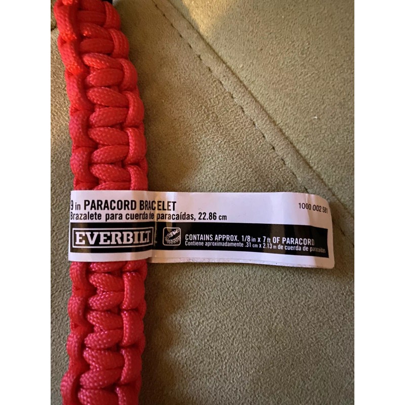 Everbilt 9in Paracord Bracelet