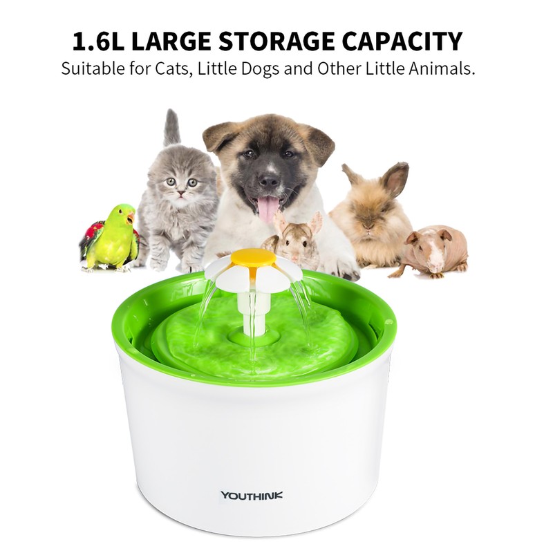 Automatic Drinking Fountain Electric Pet Dog Cat Water Drinking Filter
