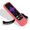 [Nightglow Red] Case for Roku Express Remote, Akwox Light Weight