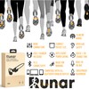 Runar RNR2 Bone Conduction Headphones – Wireless Running Headphones with