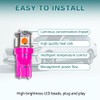 HEVLE 10Pcs T10 Car Interior LED Bulb, 5SMD 5050 Bright