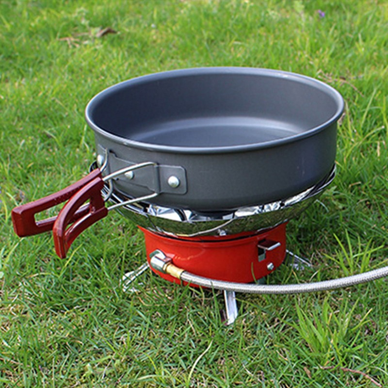 Outdoor Windproof Folding Camping Portable Mini Burner Picnic Barbecue Gas
