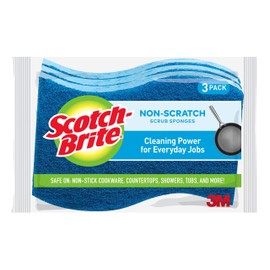 Scotch-Brite Non-Scratch Scrub Sponges, 24 Scrub Sponges, Lasts 50% Longer than the Leading National Value Brand