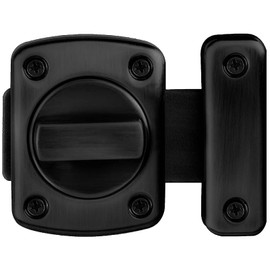 Pestillo de Puerta con Tornillo Giratorio, Cerraduras de Puerta Portátiles, Pestillo de Puerta, Cerradura de Puerta Giratoria de Aleación de Zinc con Tornillos, Adecuado para Puertas, Armario