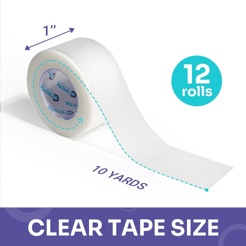 Conkote Transparent Medical Tape 1" x 10 Yards, First Aid