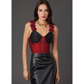 Simplicity SS3095Y5 Design Your Own Corset Sewing Pattern Packet, Design Code S3095, Sizes 18-20-22-24-26