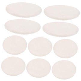 BIUDECO 12pcs Soft Round Powder Puff for Body and Face Makeup Reusable Velour Applicators for Wet Dry Use for Home and Travel Skin Friendly and Easy to Clean