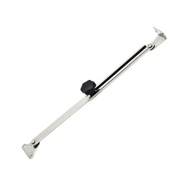 MARINE CITY Hatch Lid Stay Support and Adjuster 316 Stainless Steel – Mirror Polish, Corrosion-Resistant, 33 lbs Load Capacity, Adjustable Design for Yachts and Boats (Large)
