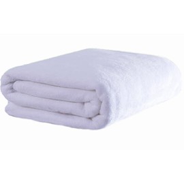 MYLSMPLE Luxury Microfiber Extra Large Bath Towels Beach Bath Sheets Fast Drying Towels Soft Absorbent Towels (36 Inch X 72 Inch) (36 Inch X 72 Inch, White)