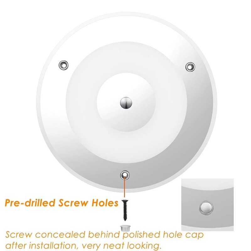Obeaming 12V LED Ceiling Light, 7.25” 9W Dimmable Panel Dome