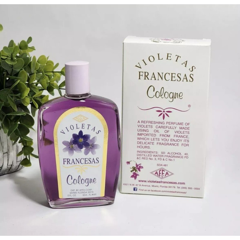 Violetas Francesas Splash Cologne for Women 5 fl oz Violet