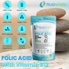Folic Acid 400µg with Vitamin B12 Supplements for Pregnancy &