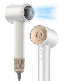 Professional high Speed Hair Dryer, Lightweight Travel Fast Blow Dry, Low Noise, Quiet Fast Blow Dry, with Magnetic Nozzle, Suitable for Home Travel.