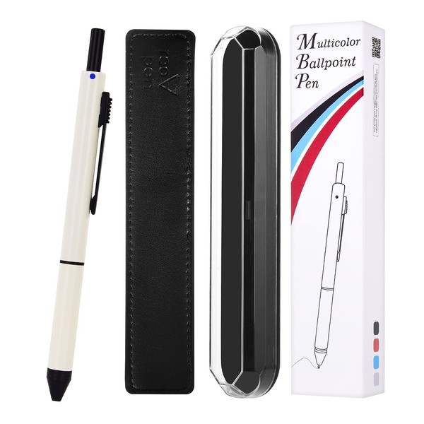 ReoPen 4 in 1 Multicolor Pen, Portable Metal Cased Multifunctional