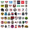 50 pcs Hard Hat Stickers and Decals Funny Toolbox Warning