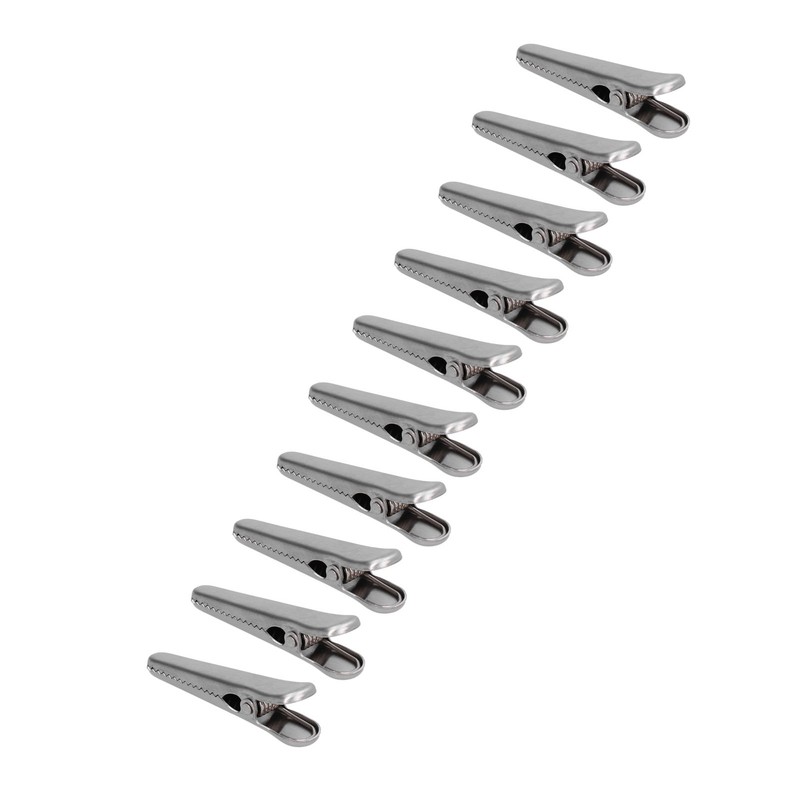 10PCS Stainless Steel Sealing Clip Coffee Bag Sealing Clip Food