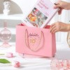 Pink Sweet 10th Birthday Gift Bag with Greeting Handles and